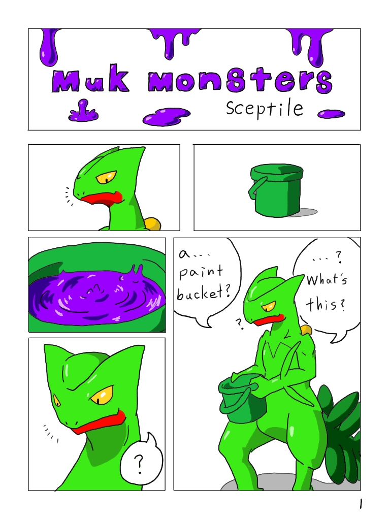 Muk Monsters comics (Sceptile)